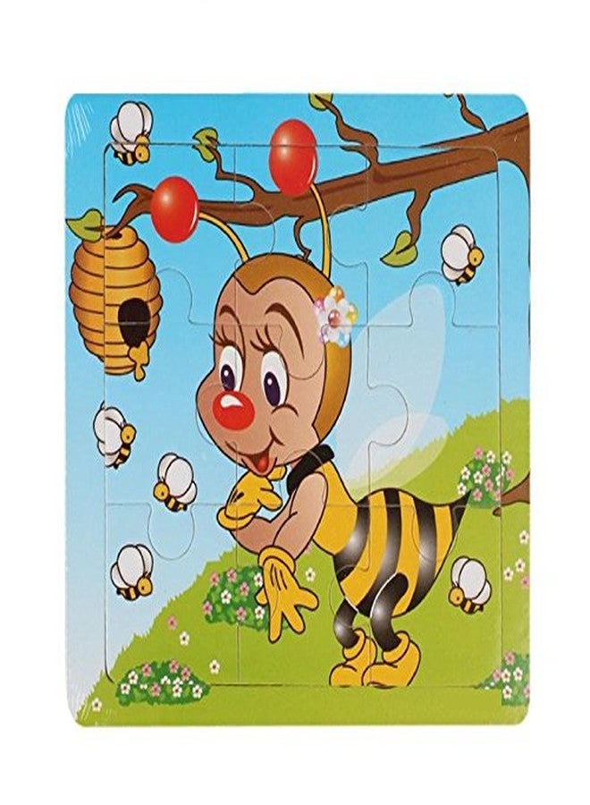 BHOOLU&GOOLU Wooden Cartoon(Bee) Educational Puzzle - Image 4